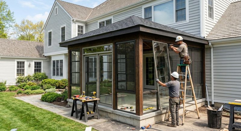 Enclosed Porch Glass Service